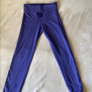 LULULEMON FOLDOVER SKINNY SWEATPANTS
